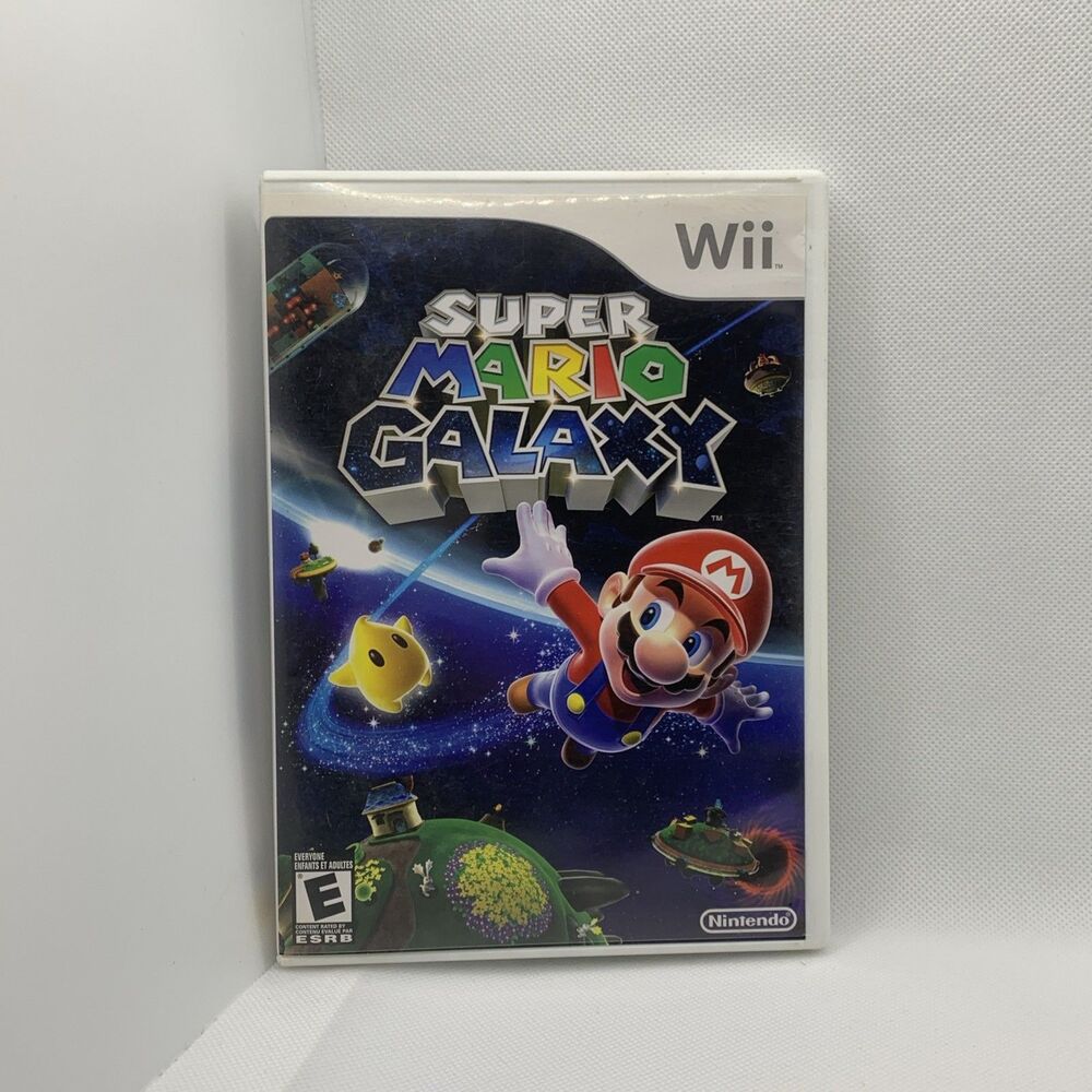 Super Mario Galaxy Nintendo Selects Wii 2007 Complete In Box CIB/Inserts TESTED